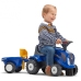 Stumjamā mašīna Traktors FALK Baby New Holland Blue
