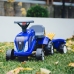 Stumjamā mašīna Traktors FALK Baby New Holland Blue