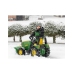 RollyX-Trac Premium John Deere Traktor na Pedały Łyżka Ciche Koła 3-10 Lat do 50kg Rolly Toys - Zielony