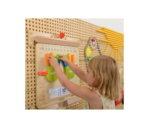 MASTERKIDZ Nauka Liczenia Ścienna Tablica Sensoryczna Flex Montessori