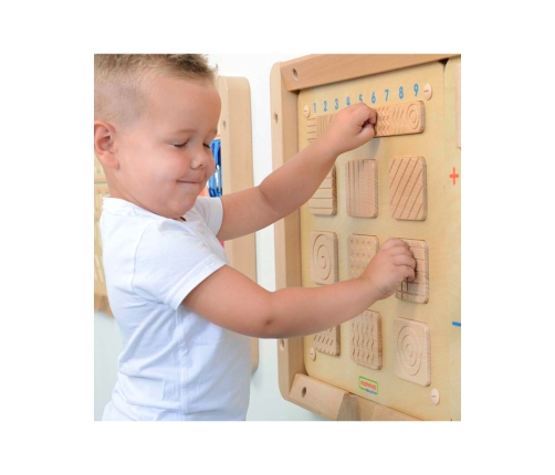 MASTERKIDZ Sensoryczna Tablica Ścienna Rozpoznawanie Faktury Powierzchni