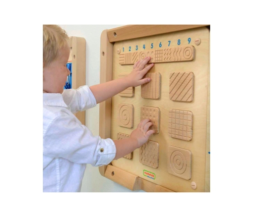 MASTERKIDZ Sensoryczna Tablica Ścienna Rozpoznawanie Faktury Powierzchni