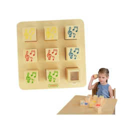 Koka sensorais šķirotājs “Skaņu kombinācija” Masterkidz Montessori