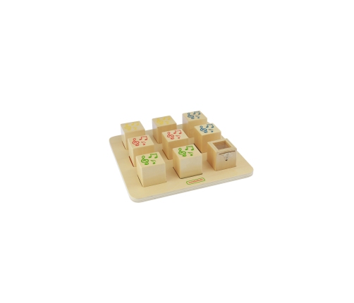 Koka sensorais šķirotājs “Skaņu kombinācija” Masterkidz Montessori