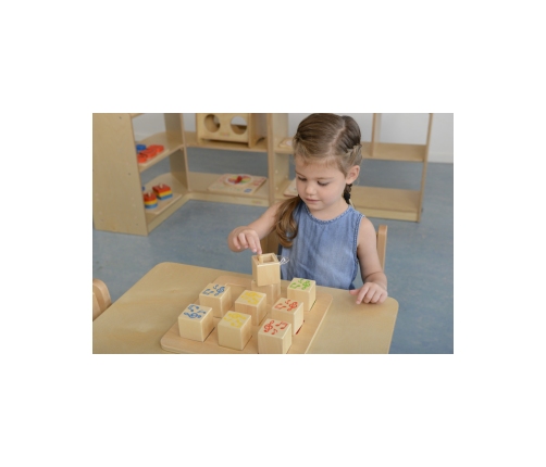 Koka sensorais šķirotājs “Skaņu kombinācija” Masterkidz Montessori