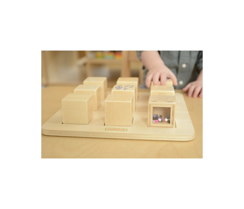 Koka sensorais šķirotājs “Skaņu kombinācija” Masterkidz Montessori