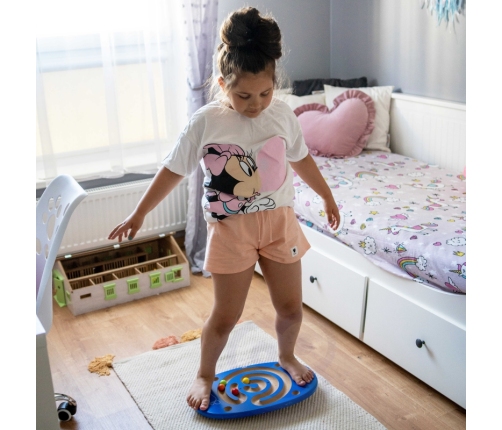 VIGA Sensoryczna Drewniana Deska do balansowania z labiryntem
