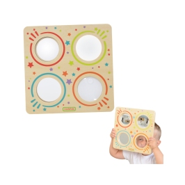 MASTERKIDZ Sensoryczna Tablica Lustra I Soczewki Zakrzywienia Obrazu Montessori MASTERKIDZ Sensoryczna Tablica Lustra I Soczewki Zakrzywienia Obrazu Montessori