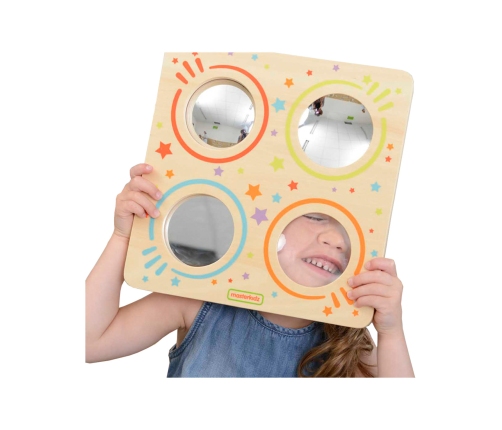 MASTERKIDZ Sensoryczna Tablica Lustra I Soczewki Zakrzywienia Obrazu Montessori