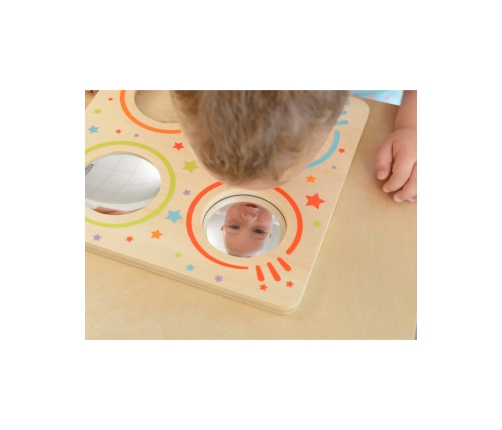 MASTERKIDZ Sensoryczna Tablica Lustra I Soczewki Zakrzywienia Obrazu Montessori