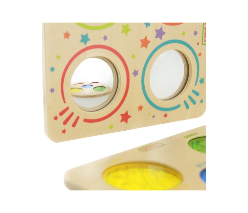 MASTERKIDZ Sensoryczna Tablica Lustra I Soczewki Zakrzywienia Obrazu Montessori