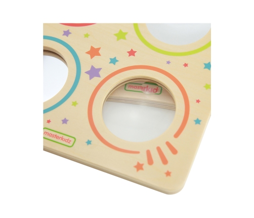 MASTERKIDZ Sensoryczna Tablica Lustra I Soczewki Zakrzywienia Obrazu Montessori