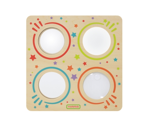 MASTERKIDZ Sensoryczna Tablica Lustra I Soczewki Zakrzywienia Obrazu Montessori