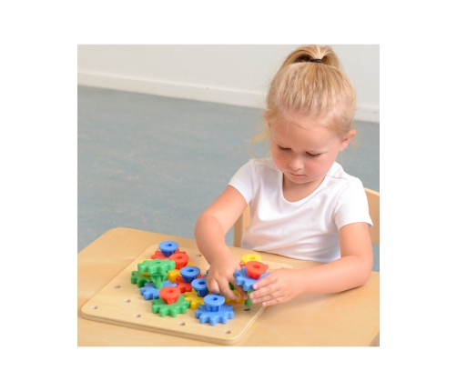 MASTERKIDZ Koła Zębate Zbuduj Własny Mechanizm Tablica Montessori