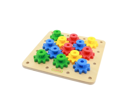 MASTERKIDZ Koła Zębate Zbuduj Własny Mechanizm Tablica Montessori