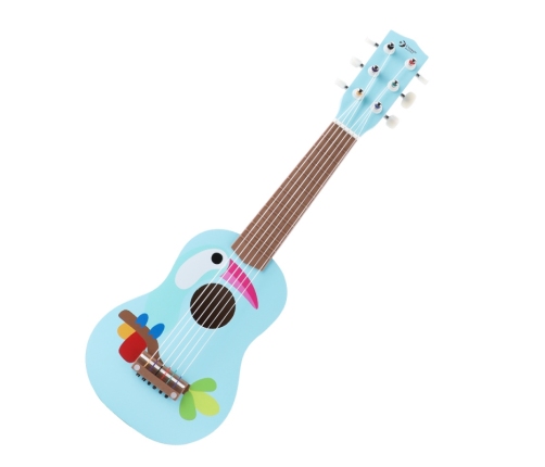 CLASSIC WORLD Drewniana Gitara Dla Dzieci Toucan