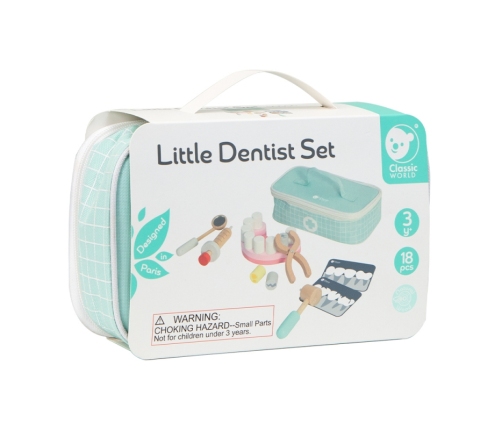 CLASSIC WORLD Little dentist set and doctor's suitcase