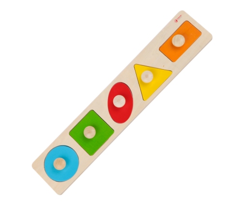 CLASSIC WORLD Układanka MONTESSORI dla Dzieci Nauka Kształtów Figur Kolorów 7 el.