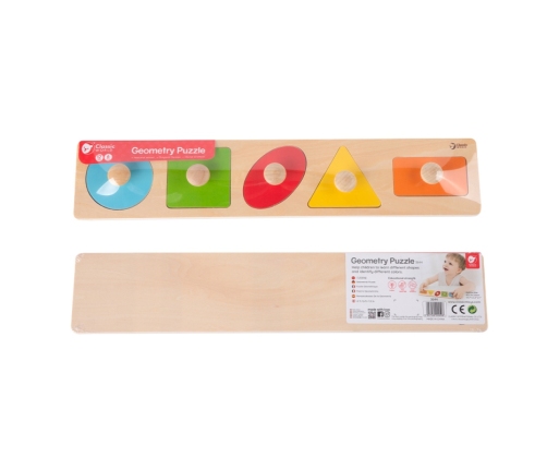 CLASSIC WORLD Układanka MONTESSORI dla Dzieci Nauka Kształtów Figur Kolorów 7 el.