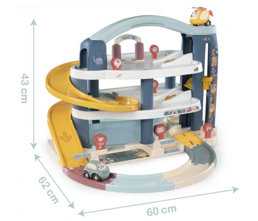 SMOBY Little Maxi Garaż Samochodzik Vroom Planet