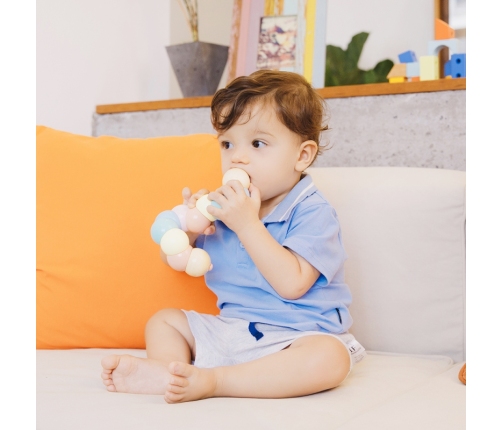 CLASSIC WORLD Drewniana Gąsienica Kolorowa do Zginania i Skręcania