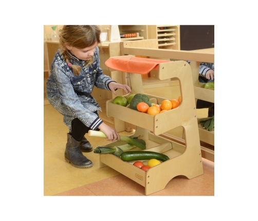 MASTERKIDZ Stoisko Targowe Drewniane Zabawa W Sklep