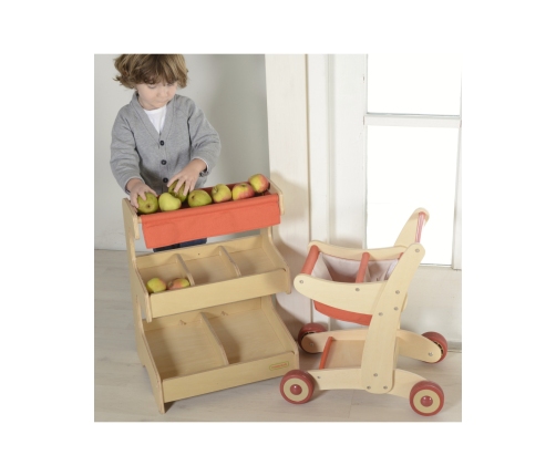 MASTERKIDZ Stoisko Targowe Drewniane Zabawa W Sklep