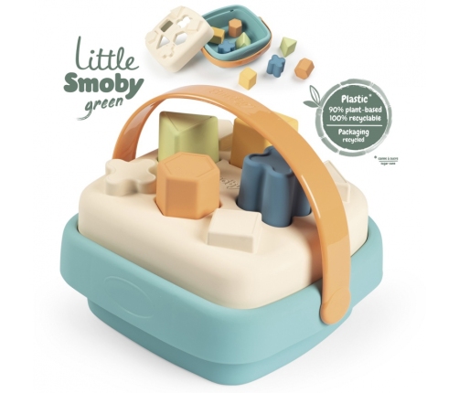 SMOBY Little Green Sorter w Koszyku Bioplastik