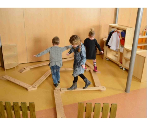 Trening Balansu Równowagi Drewniane Deseczki Masterkidz