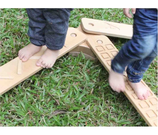 Trening Balansu Równowagi Drewniane Deseczki Masterkidz