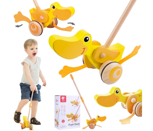 Classic World EKO Wooden Duck Pusher