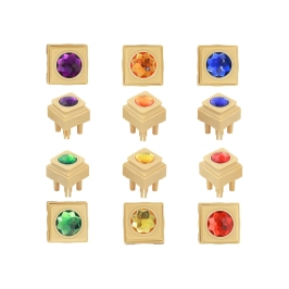 MASTERKIDZ Akrylowe Kolorowe Diamenciki Do Tablicy Naukowej STEM 72 Sztuki MASTERKIDZ Akrylowe Kolorowe Diamenciki Do Tablicy Naukowej STEM 72 Sztuki