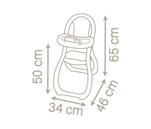 SMOBY Baby Nurse Krzesełko Do Karmienia dla Lalek