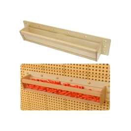 MASTERKIDZ Drewniany Pojemniczek Przezroczysta Ścianka 80 cm do Tablic Naukowo-Kreatywnych STEM MASTERKIDZ Drewniany Pojemniczek Przezroczysta Ścianka 80 cm do Tablic Naukowo-Kreatywnych STEM