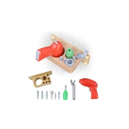 MASTERKIDZ Zestaw Narzędzia Z Wkrętarką 8 Elementów Do Tablicy Naukowo-Kreatywnej STEM MASTERKIDZ Zestaw Narzędzia Z Wkrętarką 8 Elementów Do Tablicy Naukowo-Kreatywnej STEM