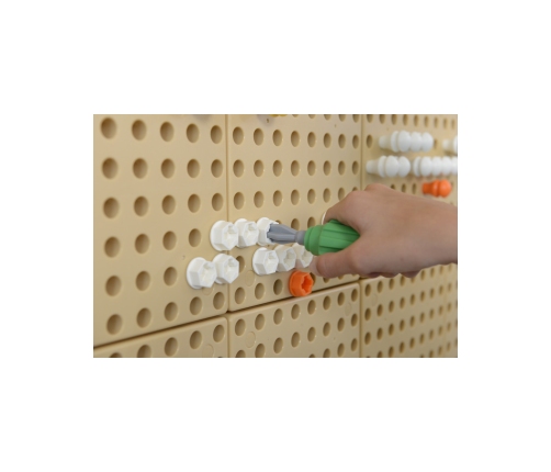 MASTERKIDZ Zestaw Narzędzia Z Wkrętarką 8 Elementów Do Tablicy Naukowo-Kreatywnej STEM