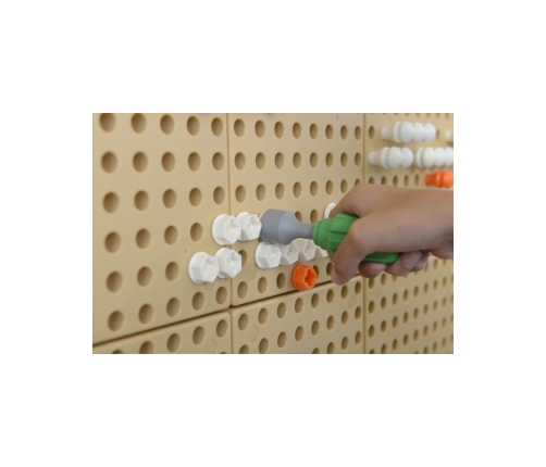 MASTERKIDZ Zestaw Narzędzia Z Wkrętarką 8 Elementów Do Tablicy Naukowo-Kreatywnej STEM