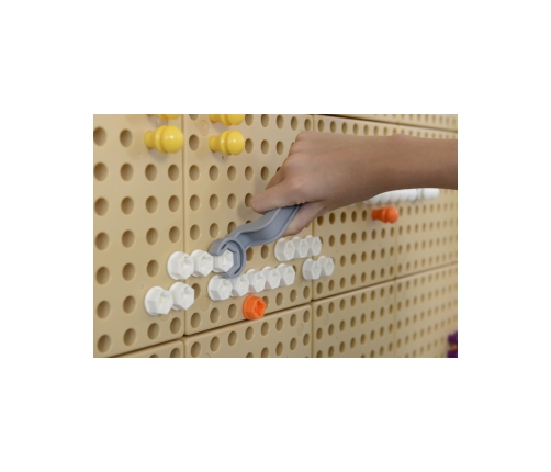 MASTERKIDZ Zestaw Narzędzia Z Wkrętarką 8 Elementów Do Tablicy Naukowo-Kreatywnej STEM