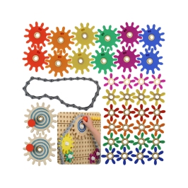 Koła Zębate Zbuduj Własny Mechanizm - Tablica Naukowo-Kreatywna Masterkidz STEM