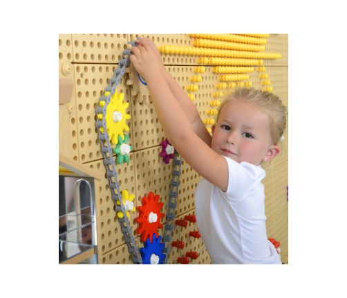 Koła Zębate Zbuduj Własny Mechanizm - Tablica Naukowo-Kreatywna Masterkidz STEM