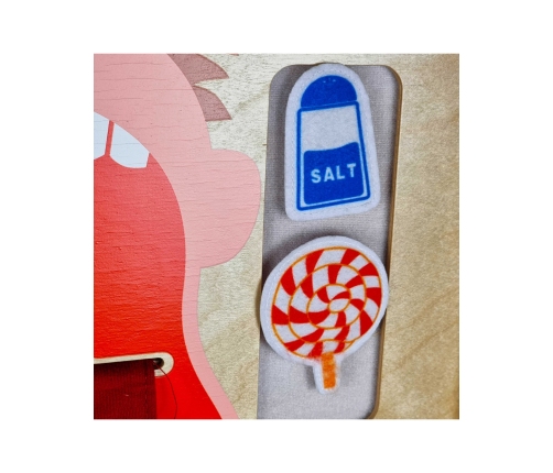 MASTERKIDZ Higiena Jamy Ustnej Ścienna Tablica Sensoryczna Flex Montessori