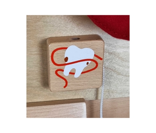 MASTERKIDZ Higiena Jamy Ustnej Ścienna Tablica Sensoryczna Flex Montessori