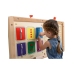 MASTERKIDZ Tablica Ścienna Otwieranie I Zamykanie Zamków Suwaki Guziki Montessori