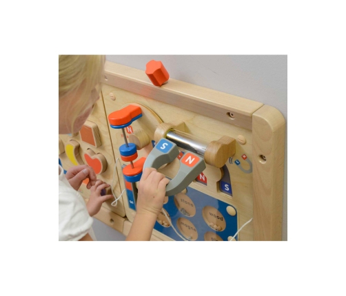 MASTERKIDZ Nauka o Przyciąganiu Magnetycznym - Ścienna Tablica Edukacyjna Flex Montessori