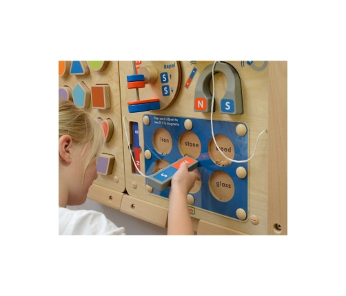MASTERKIDZ Nauka o Przyciąganiu Magnetycznym - Ścienna Tablica Edukacyjna Flex Montessori