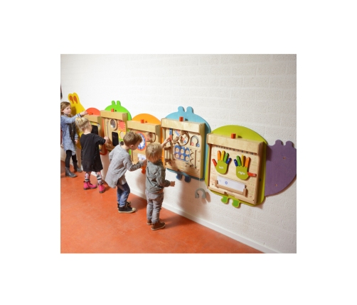 MASTERKIDZ System do Montażu 5 Ściennych Tablic Edukacyjnych Flex - Gąsienica