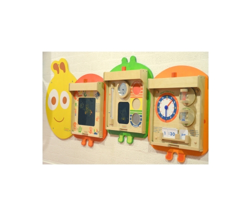 MASTERKIDZ System do Montażu 5 Ściennych Tablic Edukacyjnych Flex - Gąsienica