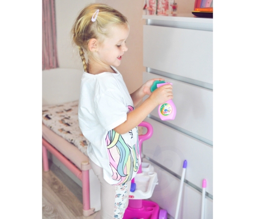 WOOPIE Zestaw do Sprzątania Wózek Odkurzacz Funkcja Ssania + 11 Akc.