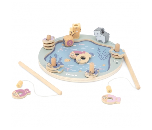 VIGA PolarB Drewniana Gra Łowienie Rybek