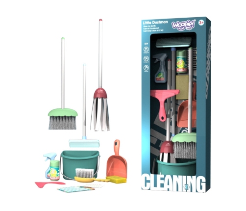 WOOPIE Zestaw do Sprzątania dla Dzieci 12 el.